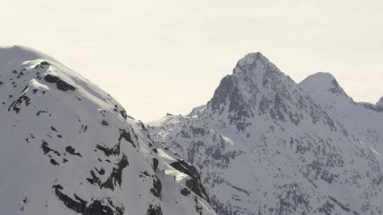 Grimsel，雪，山，冬天