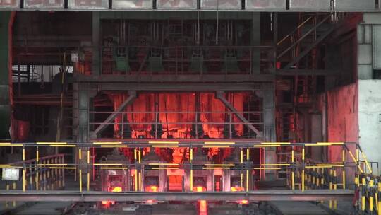 炼钢厂 熔炉视频素材模板下载