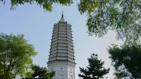 塔湾舍利塔和回龙寺(高动态范围4k分辨率)