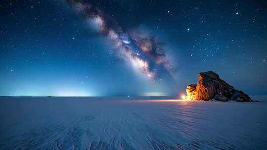 星空流星星轨夜空银河