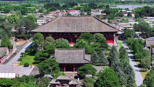 辽宁锦州义县奉国寺辽代古塔古建筑