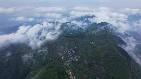 山川高山云海云雾航拍