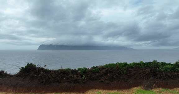 吕峡灯塔岛航拍