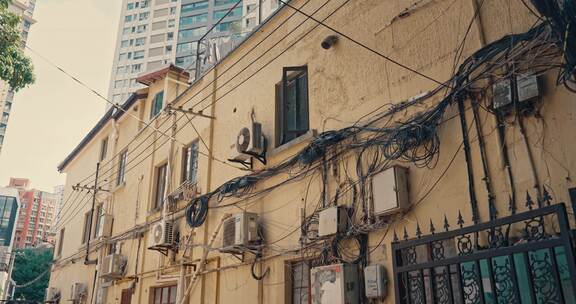 上海浦西老城厢建筑街景