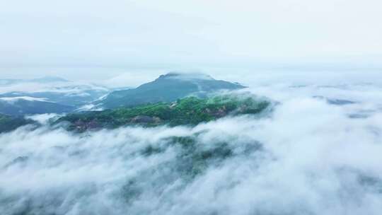 云海山景航拍视频4K