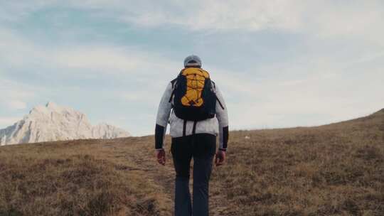 人，徒步旅行者，冒险，山