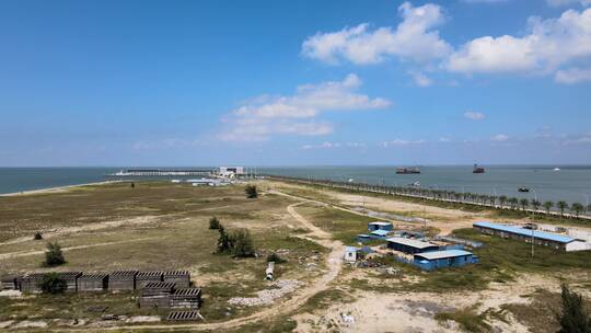 海水 海边 沙滩 北海邮轮码头 冠头岭