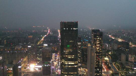 4K杭州未来科技城夜景