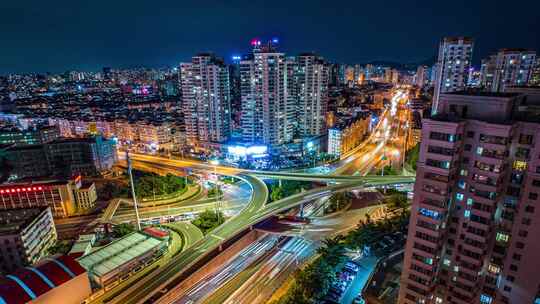 青岛夜景延时