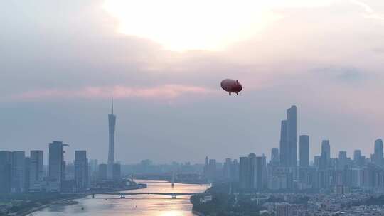 中国广东省广州市海珠区琶洲大桥全景