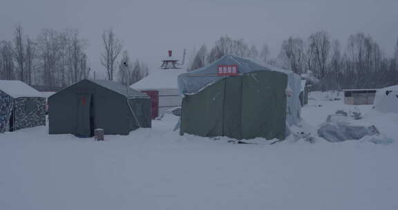 根河新村中国冷极风光