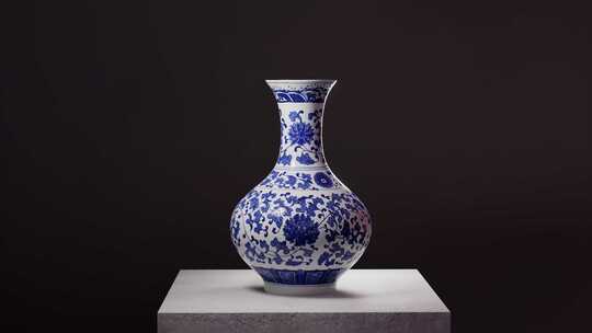 青花瓷 瓷器 陶瓷 花瓶 古董 中国风