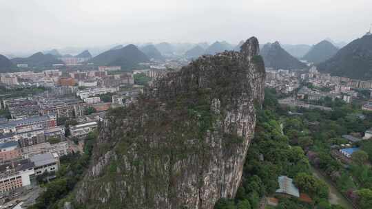 广西桂林南溪山4A景区航拍