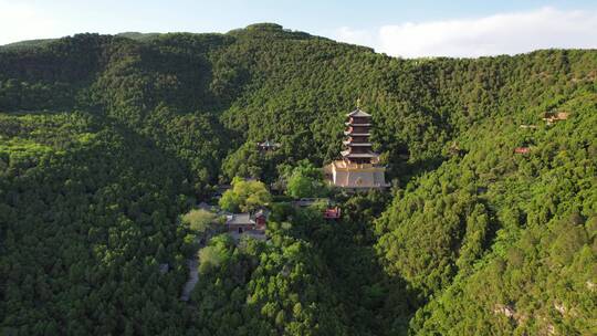 太原太山龙泉寺航拍