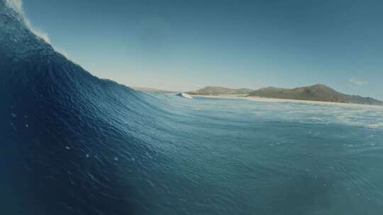 海浪，冲浪，海洋， Pov