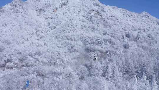 秦岭分水岭  冰雪世界