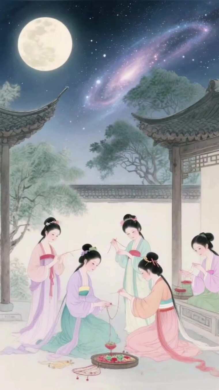 七夕节古风鹊桥相会