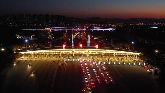 夜晚交通 北京立交 城市交通