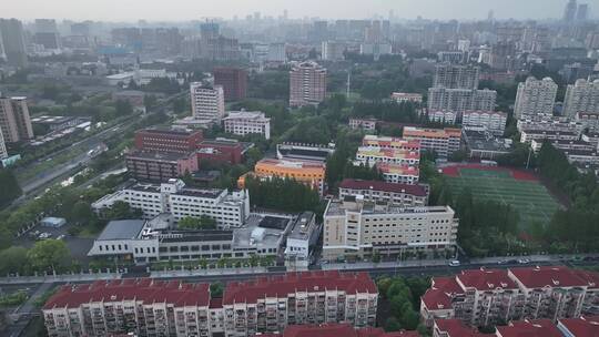 上海师范大学环绕航拍
