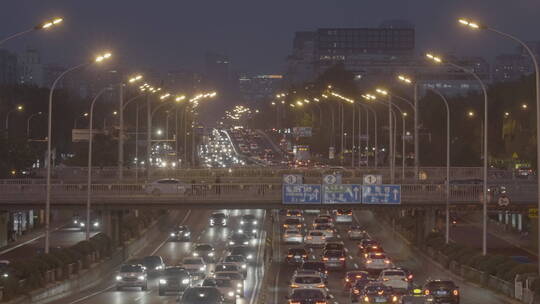 城市夜景 街道夜景