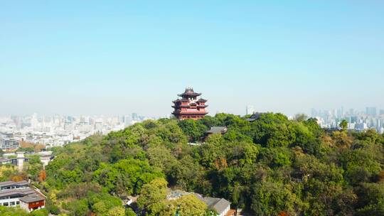 浙江省杭州市城隍阁景区航拍