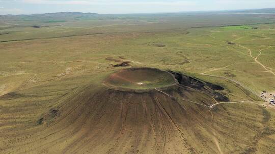 内蒙古乌兰达火山航拍