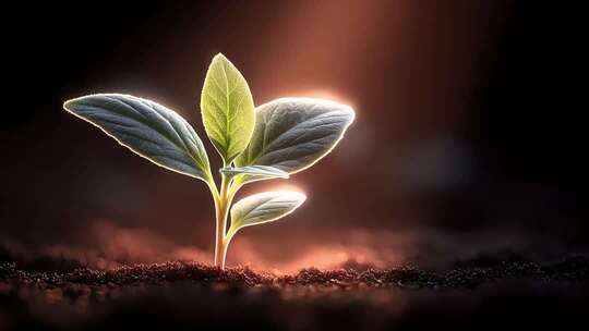 破土萌芽的希望之光