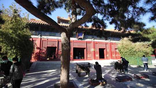 北京雍和宫旅游景点视频素材视频素材模板下载