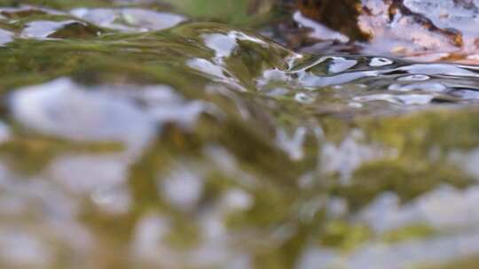 河边流水河流河水小溪山泉泉水水流唯美升格