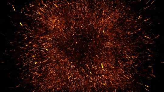 火焰粒子爆炸4K阿尔法