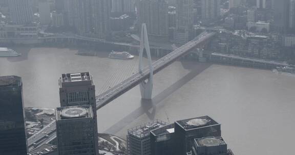 重庆城市风光电影感镜头