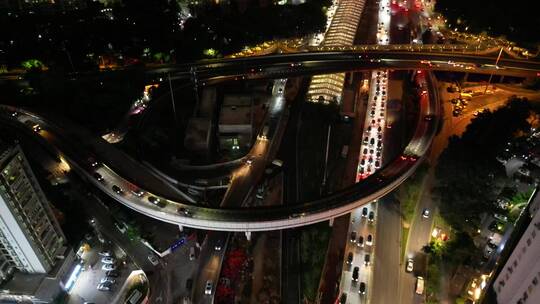 深圳桂庙路桂庙隧道夜景