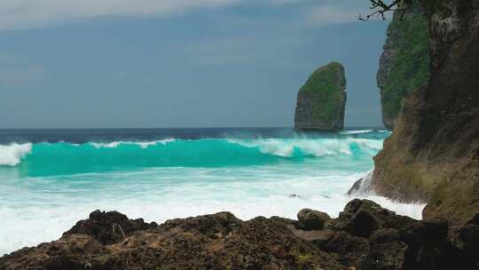 Nusa Penida，岛，海洋，海