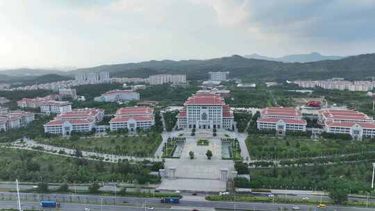 厦门大学航拍校园建筑风光学校风景教学楼