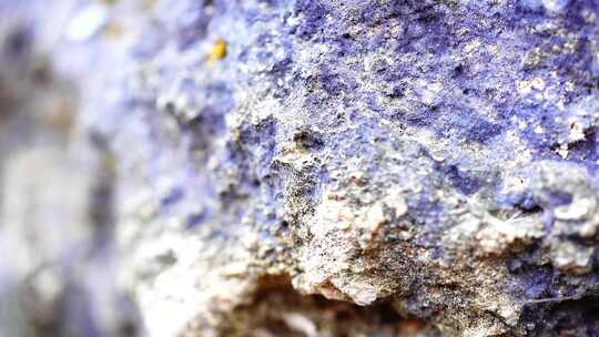 岩石表面微距特写