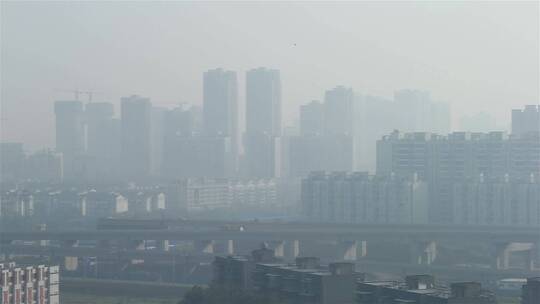 城市雾霾、成都2013、东门、川师附近 (1)