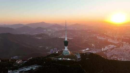 深圳日落唯美航拍合集