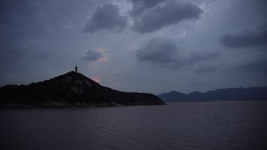 浙江普陀山法雨寺禅院建筑4K视频