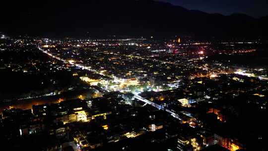 大理古城夜景风光