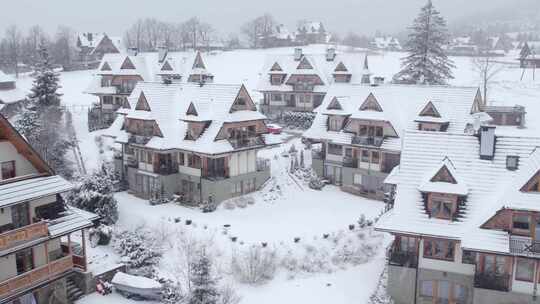 冬天，雪，无人机，景观