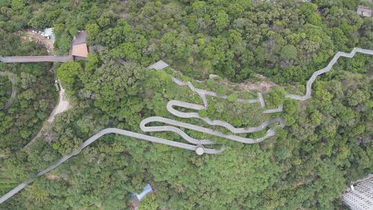 福建福州福道网红打卡地航拍