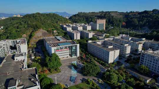 航拍福建农林大学金山学院