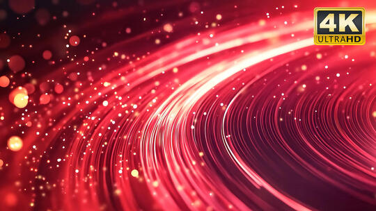 红色流光时光穿梭1