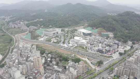 广东茂名信宜市民广告航拍