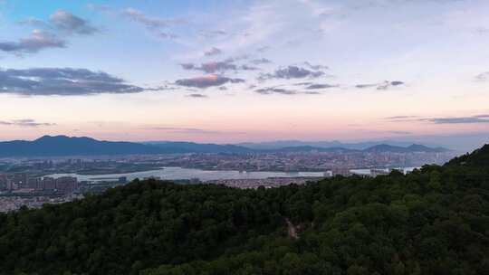 4K厦门马銮湾夜景航拍