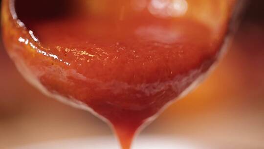 熬番茄酱番茄沙司视频素材模板下载