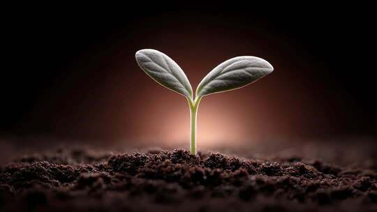 破土萌芽新生命的力量
