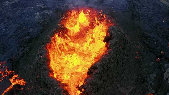 熔岩，喷发，火山口，火山