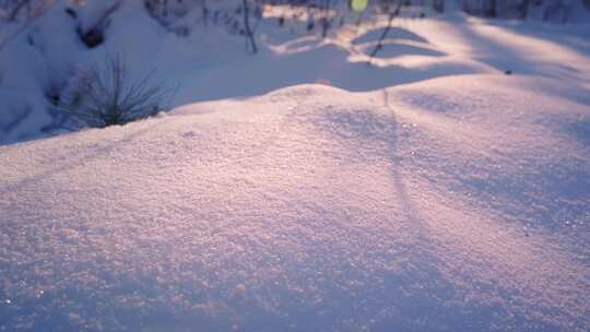 唯美雪地