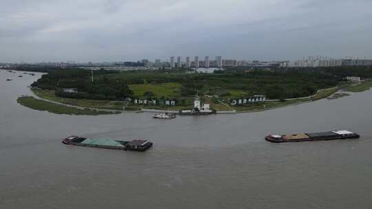 浦江第一湾（上海闵行浦江）4K航拍视频素材模板下载